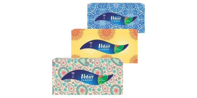 Kosmetické ubrousky Velvet Clasic 150 - 2 vrs.                                                                                                                                                                                                            
