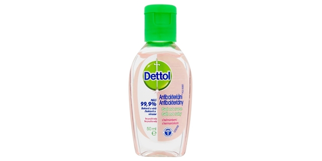 DETTOL Antibakteriální gel na ruce s heřmánkem 50 ml                                                                                                                                                                                                      