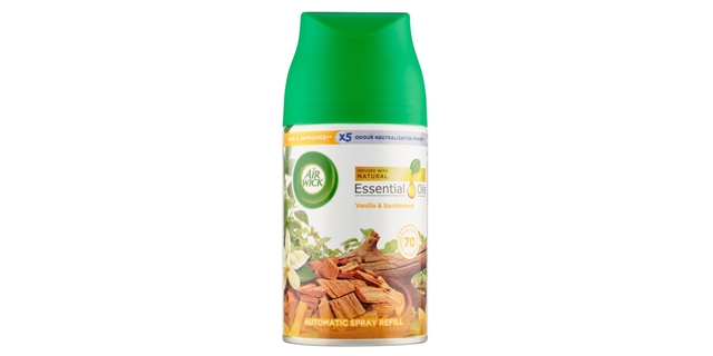 Air Wick Freshmatic náplň do osvěžovače vzduchu – Vanilka a santalové dřevo 250 ml                                                                                                                                                                        
