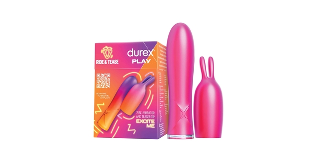 DUREX Play Vibrátor 2v1 se stimulační špičkou                                                                                                                                                                                                             