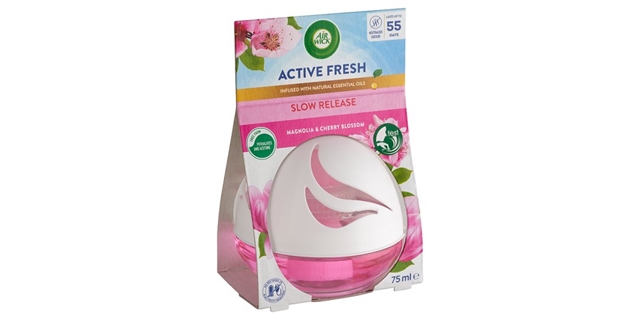 Air Wick Active Fresh Decosphere - Magnolie a květy třešní osvěžovač vzduchu 75ml                                                                                                                                                                         