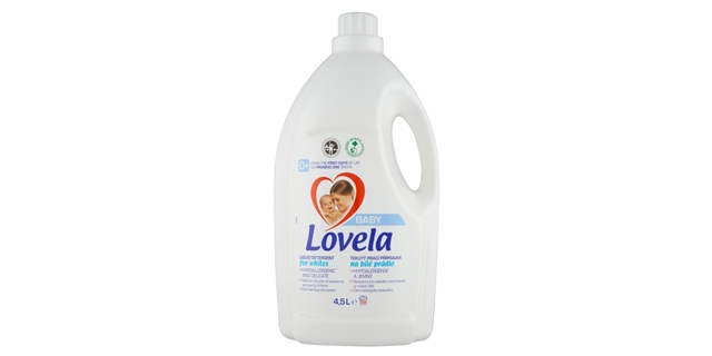 Lovela Baby tekutý prací přípravek na bílé prádlo 4,5 l / 50 pracích dávek                                                                                                                                                                                