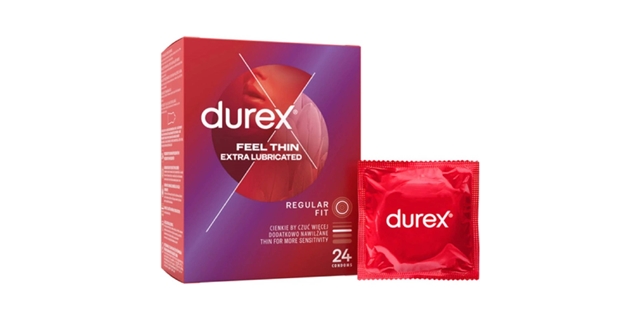 DUREX Feel Thin Extra Lubricated 24 ks                                                                                                                                                                                                                    