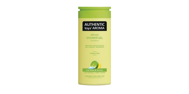 AUTHENTIC toya AROMA sprchový gel 400ml ice lime & lemon                                                                                                                                                                                                  