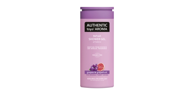 AUTHENTIC toya AROMA sprchový gel 400ml grapes & grapefruit                                                                                                                                                                                               