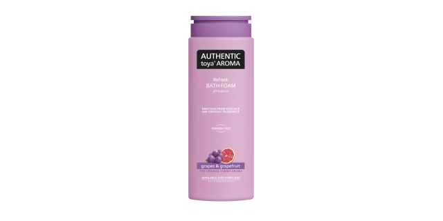 AUTHENTIC toya AROMA pěna do koupele 600ml grapes & grapefruit                                                                                                                                                                                            