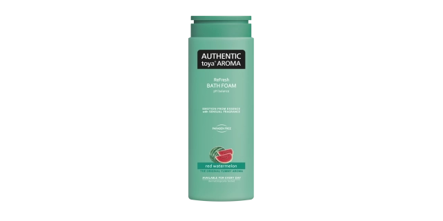 AUTHENTIC toya AROMA pěna do koupele 600ml red watermelon                                                                                                                                                                                                 