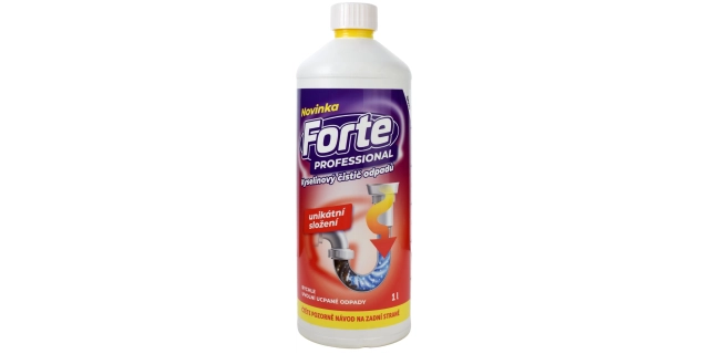 FORTE PROFESSIONAL 1 l Extra silný čistič odpadů                                                                                                                                                                                                          