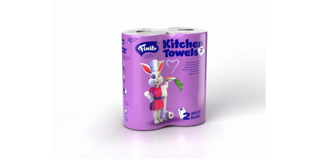 Utěrka kuchyňská FINITO, 2 vrstvy, celulóza, 2ks/bal                                                                                                                                                                                                      