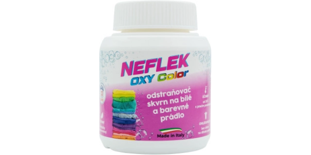 NEFLEK OXY COLOR 500 g Odstraňovač skvrn v sypké formě na barevné prádlo                                                                                                                                                                                  