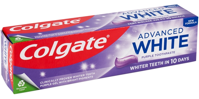 Colgate*ZP 75ml Advanced Purple White                                                                                                                                                                                                                     