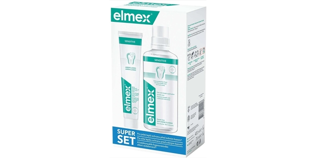Elmex*ÚV 400ml+zp 75ml Sensitive                                                                                                                                                                                                                          