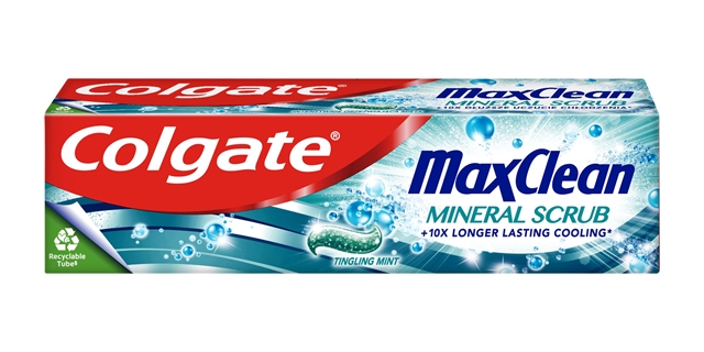 Colgate*ZP 75ml Max Clean Mineral Scrub                                                                                                                                                                                                                   