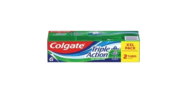 Colgate*ZP 2x75ml Triple Action                                                                                                                                                                                                                           