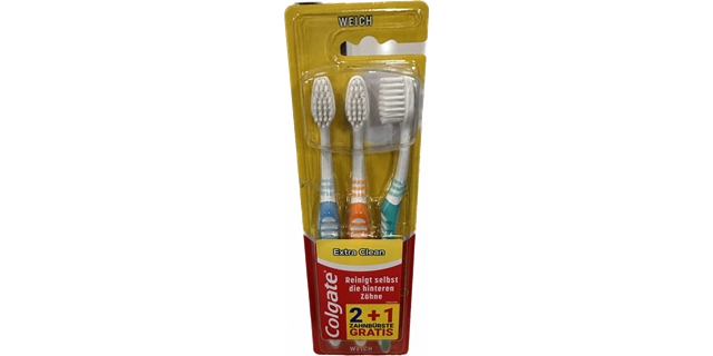 Colgate*ZK Extra Clean střední 3-pack                                                                                                                                                                                                                     