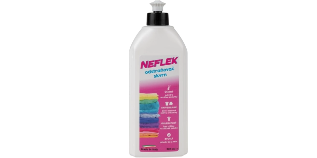 NEFLEK odstraňovač skvrn 500 ml Odstraňovač skvrn                                                                                                                                                                                                         