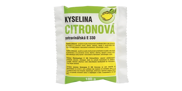 Kyselina citrónová E330 100g                                                                                                                                                                                                                              