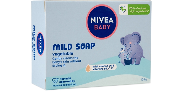 Nivea Baby Jemné mýdlo 100g                                                                                                                                                                                                                               