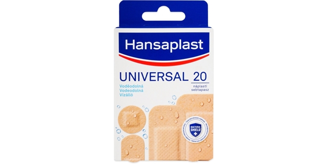 Hansaplast Univ. Voděodolná náplast 20ks                                                                                                                                                                                                                  