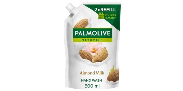 PALMOLIVE Natural Milk & Almond tekuté mydlo náplň 500 ml                                                                                                                                                                                                 