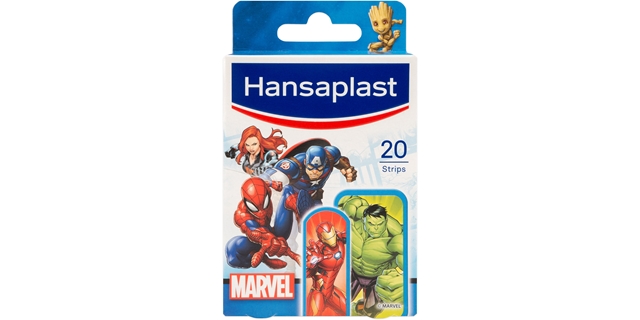 Hansaplast Marvel náplast 20ks                                                                                                                                                                                                                            