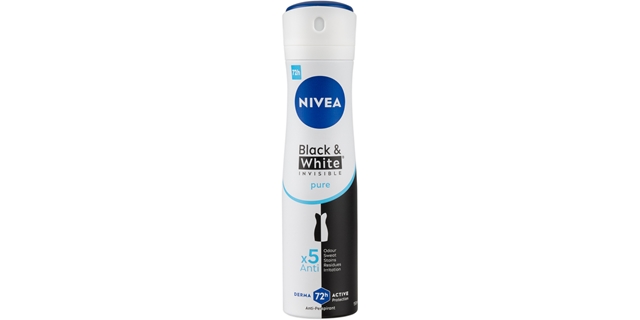 Nivea Sprej AP B&W Invisible Pure 150ml                                                                                                                                                                                                                   
