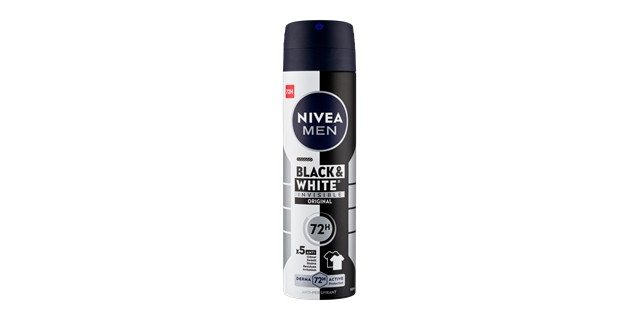 Nivea Men Sprej AP B&W Invis. Original 150ml                                                                                                                                                                                                              