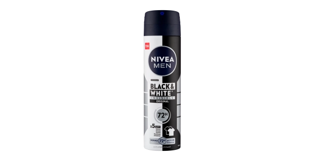 Nivea Men Sprej AP B&W Invisible Original 150ml                                                                                                                                                                                                           