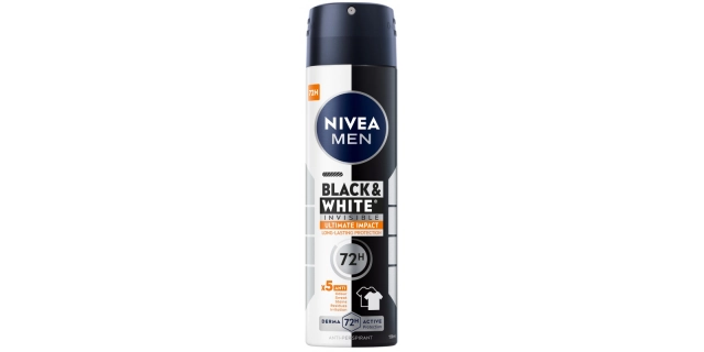 Nivea Men Sprej AP B&W Invisible Ultimate 150ml                                                                                                                                                                                                           
