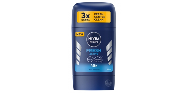 Nivea Men Tuhý Deo Fresh Active 50ml                                                                                                                                                                                                                      