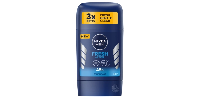 Nivea Men Tuhý Deo Fresh Active 50ml                                                                                                                                                                                                                      