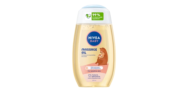 Nivea Baby Masážní olej 200ml                                                                                                                                                                                                                             