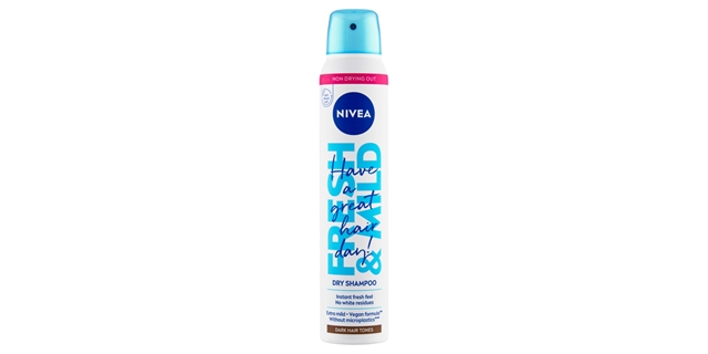 Nivea Suchý šampon pro tmavé vlasy 200ml                                                                                                                                                                                                                  
