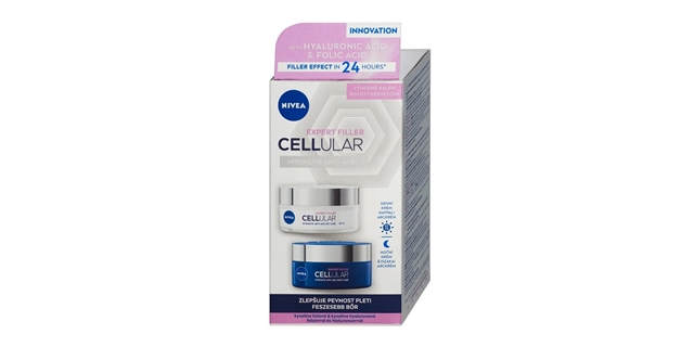Nivea Denní + noční krém Cellular Expert Filler 2x50ml                                                                                                                                                                                                    