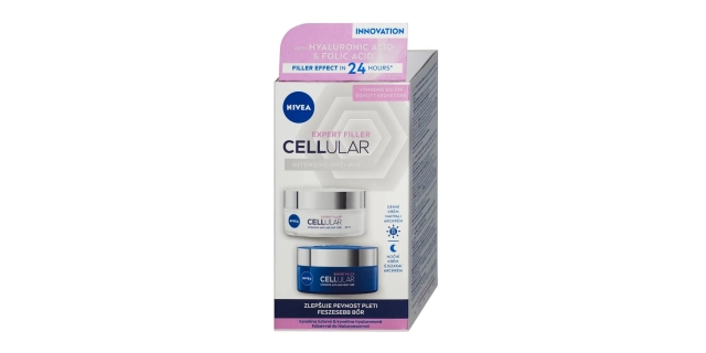 Nivea Denní + noční krém Cellular Expert Filler 2x50ml                                                                                                                                                                                                    