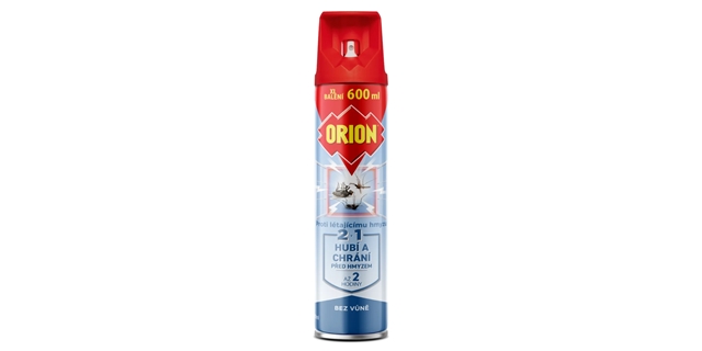 ORION 2v1 AEROSOL BEZ VŮNĚ 600ML                                                                                                                                                                                                                          