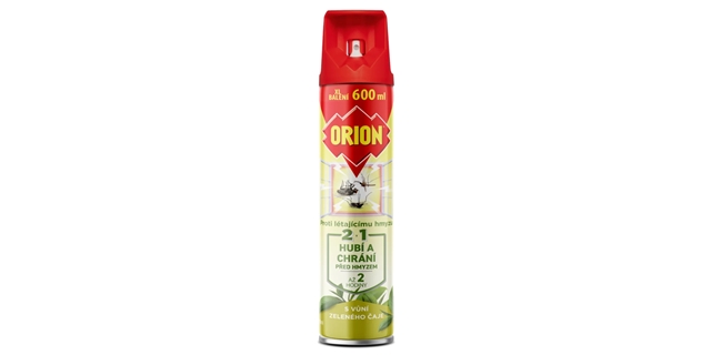 ORION 2v1 AEROSOL ZELENÝ ČAJ 600ML                                                                                                                                                                                                                        