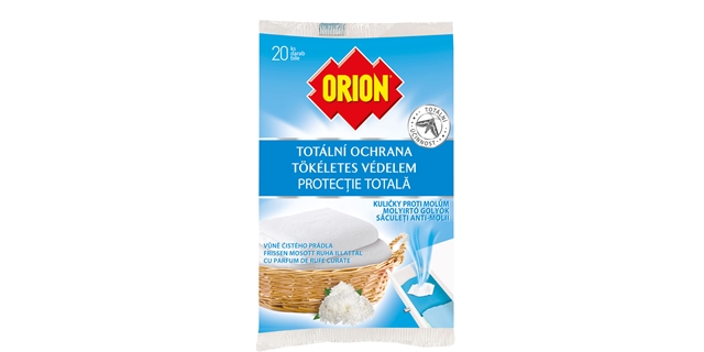 ORION TOTÁLNÍ OCHRANA kuličky proti molům čisté prádlo 20 ks NEW                                                                                                                                                                                          