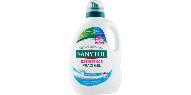 SANYTOL dezinfekční prací gel Grand Air 34 dávek 1,7 l NEW                                                                                                                                                                                                