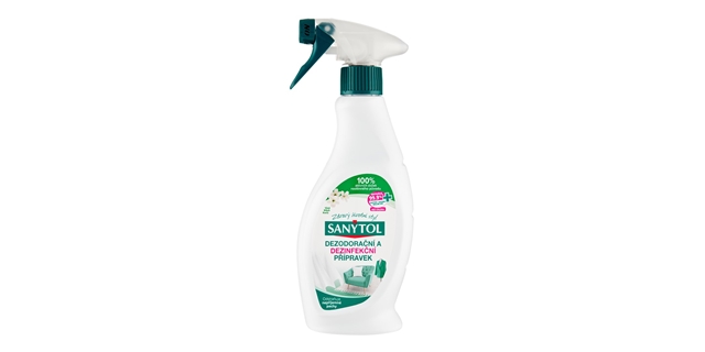 SANYTOL Dezodorační a dezinfekční přípravek na tkaniny 500 ml                                                                                                                                                                                             