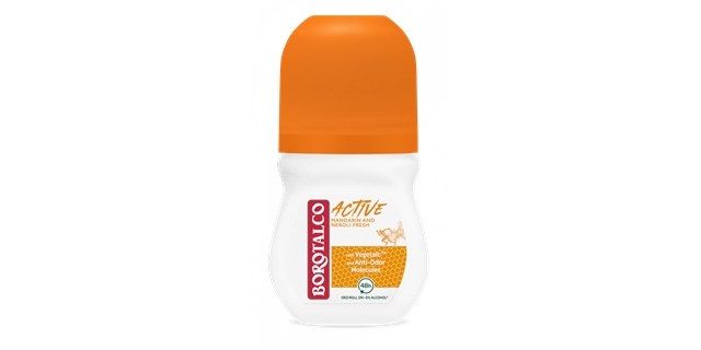 BOROTALCO Deo kuličkový Active Mandarinka 50 ml                                                                                                                                                                                                           