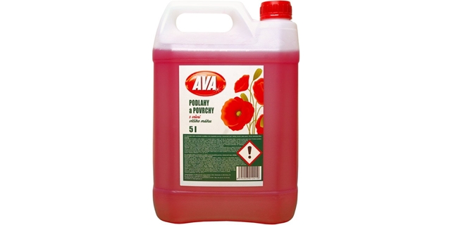 AVA podlahy a povrchy s vůní vlčího máku 5 l                                                                                                                                                                                                              