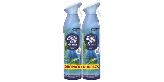 Ambi Pur Air Sprej Duopack Ocean & Mist 2x185 ml                                                                                                                                                                                                          