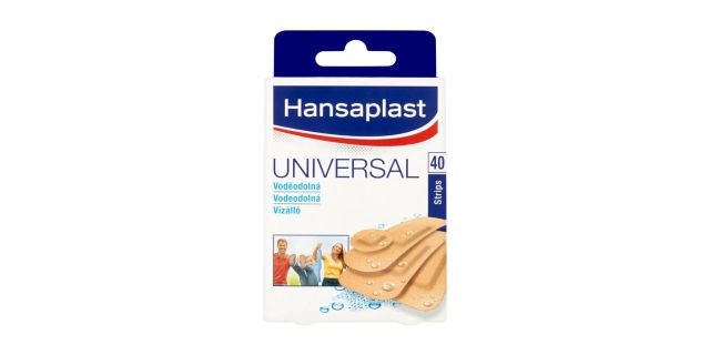 Hansaplast Univ. Voděodolná náplast 40ks                                                                                                                                                                                                                  