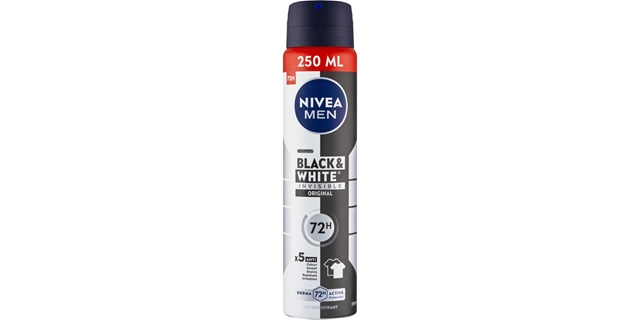 Nivea Men Sprej AP B&W Inv. Origi. 250ml                                                                                                                                                                                                                  