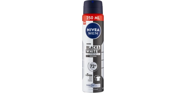 Nivea Men Sprej AP B&W Inv. Origi. 250ml                                                                                                                                                                                                                  