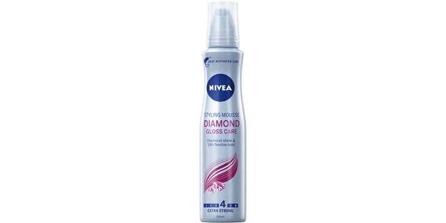 Nivea Pěnové tužidlo Diamond Gloss 150ml                                                                                                                                                                                                                  