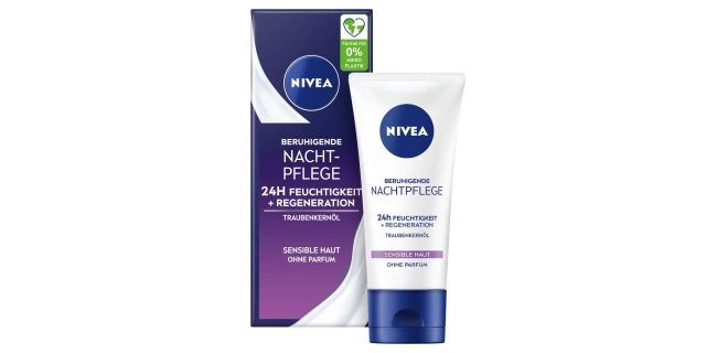 Nivea Essential Zklidňující noční krém 50 ml, tuba                                                                                                                                                                                                        