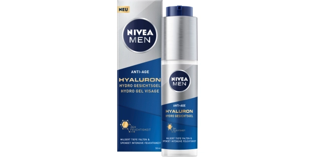 Nivea Men Hylauron Osvěžující pleťový gel 50 ml                                                                                                                                                                                                           