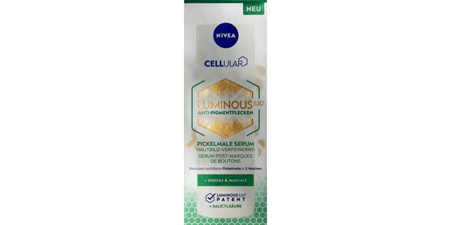 Nivea Luminous Post-Acne sérum proti skvrnám 30 ml                                                                                                                                                                                                        